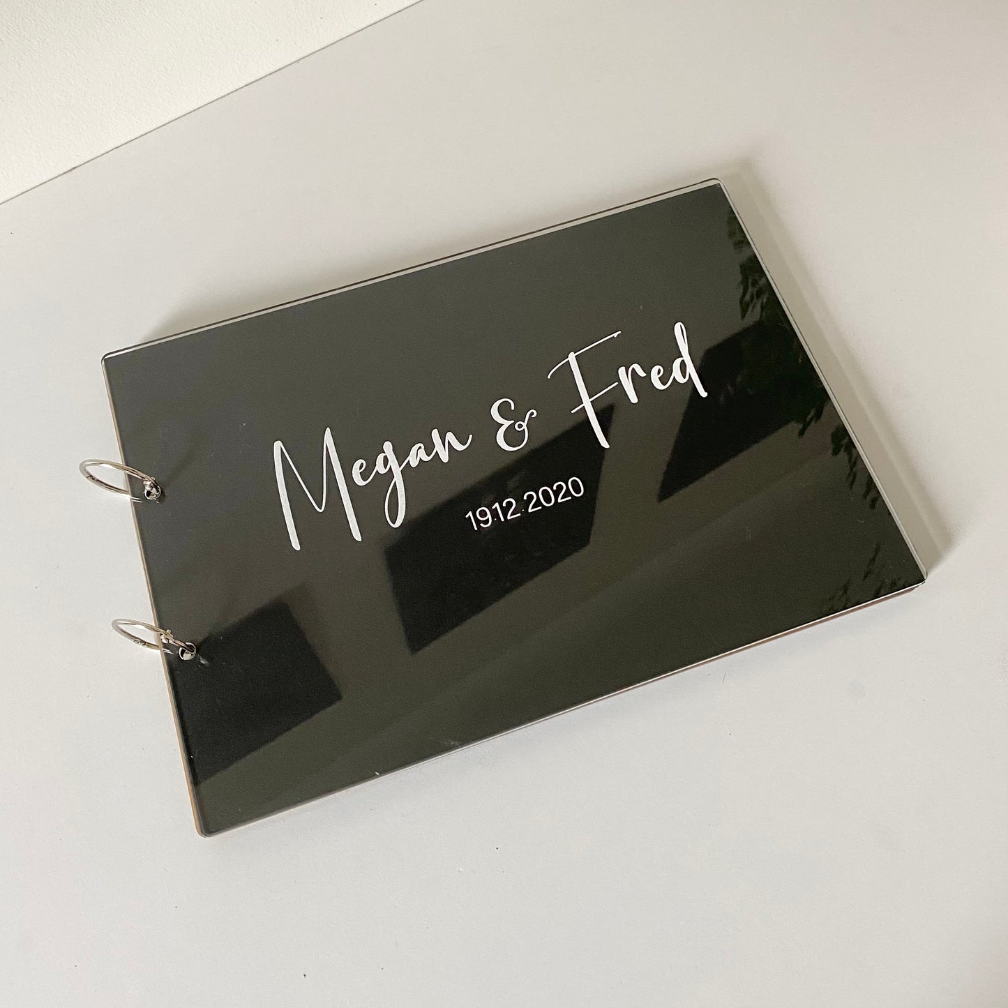 First Name Guest Book with Wooden Cover