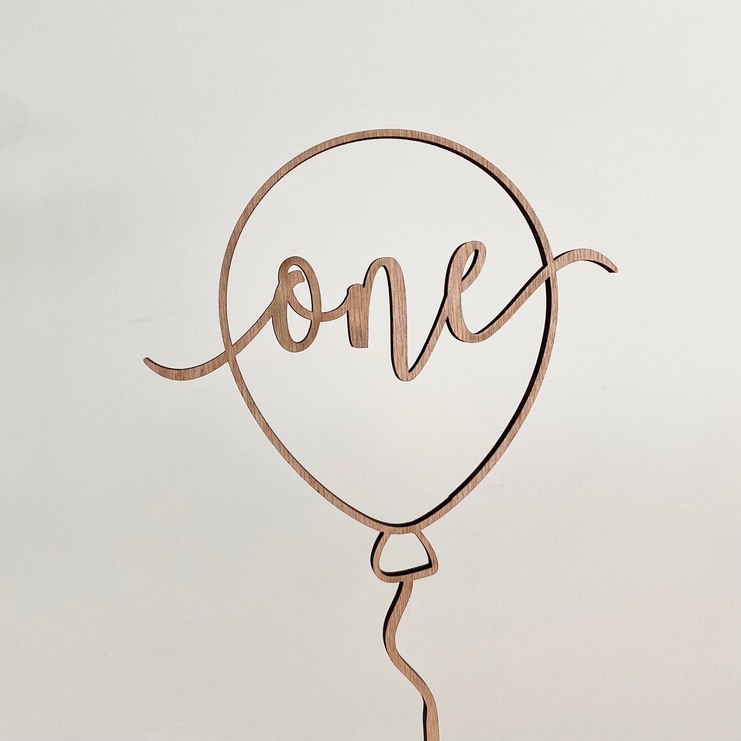 One balloon topper
