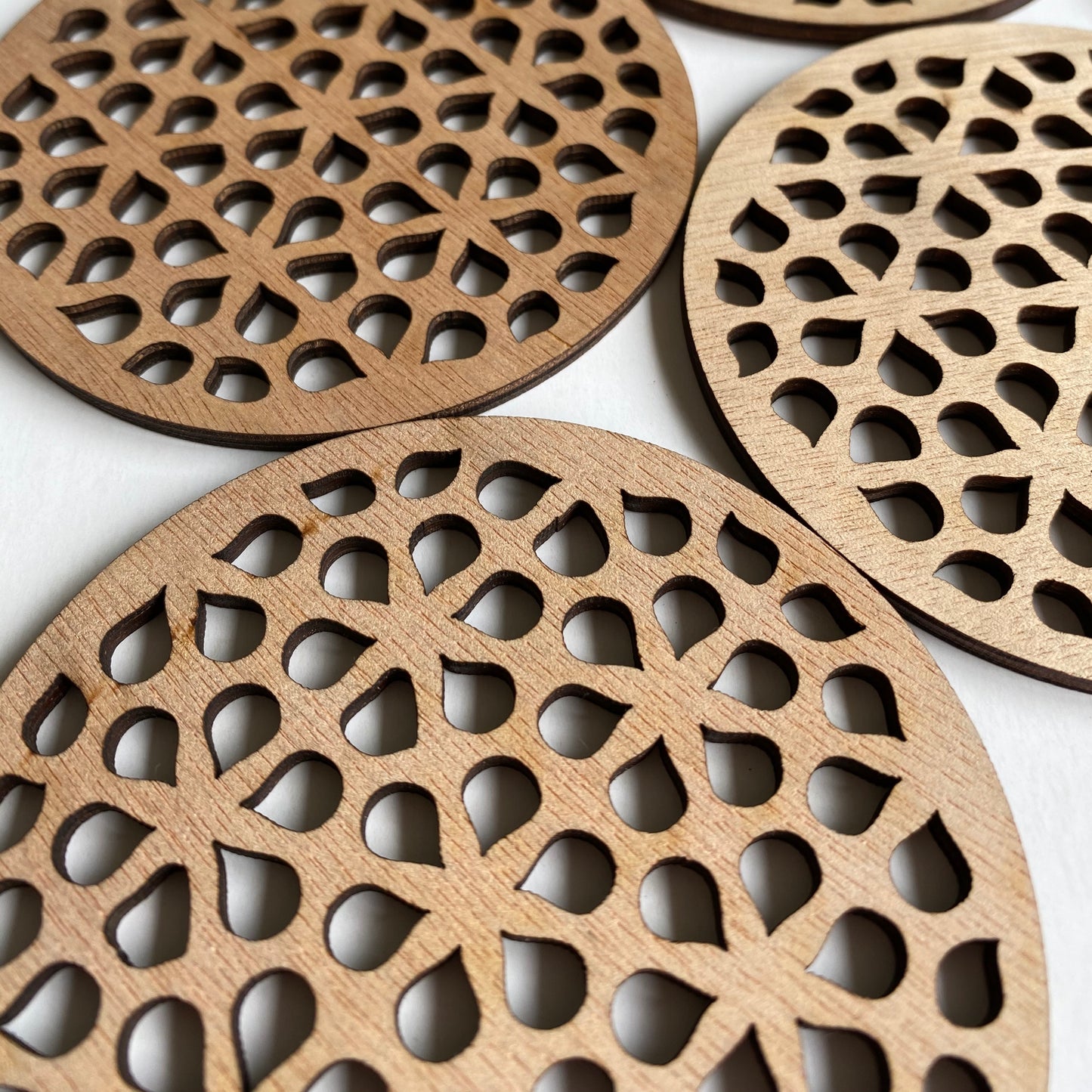 Geometric coasters - teardrop - Younique Collective