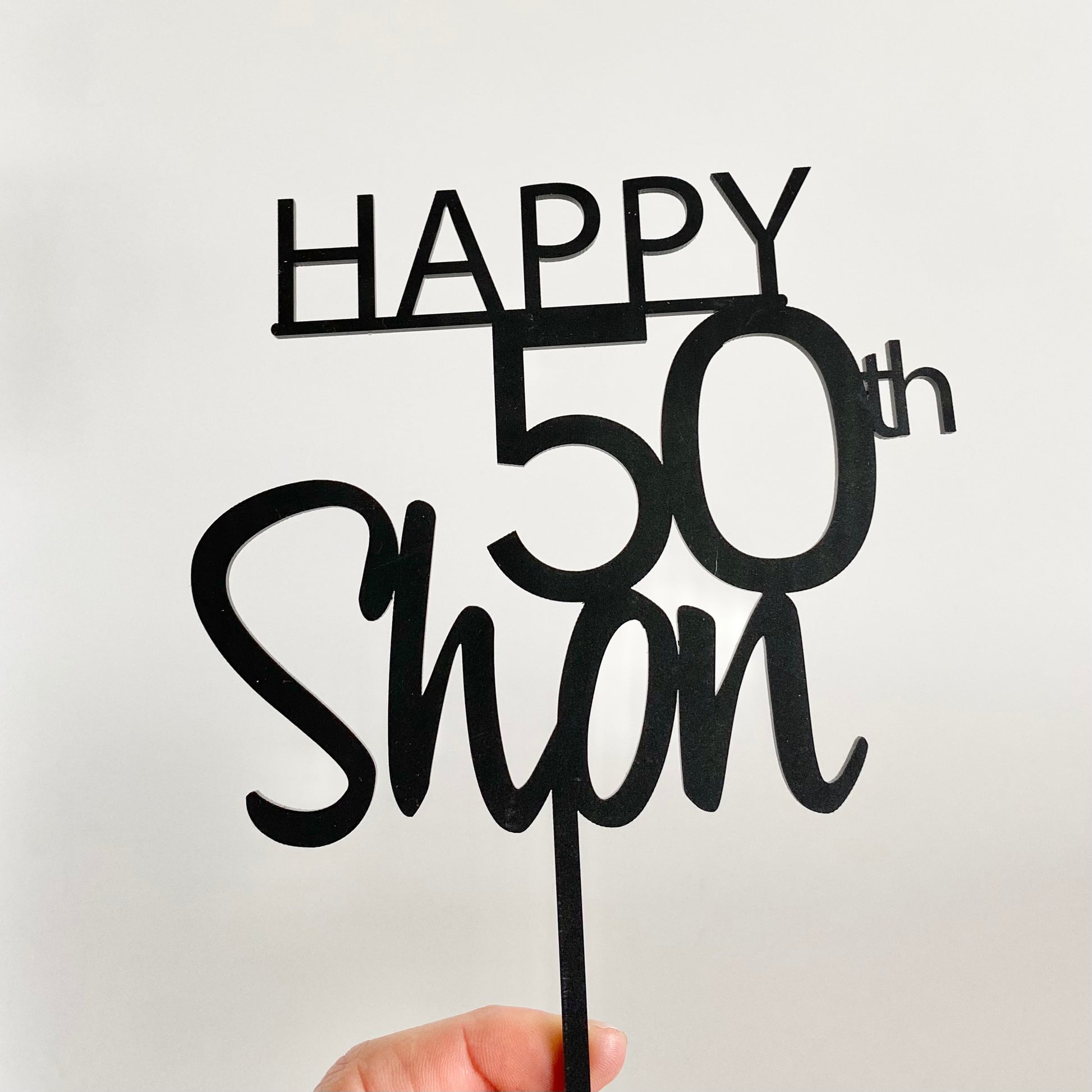 YES we make custom cake toppers - Younique Collective