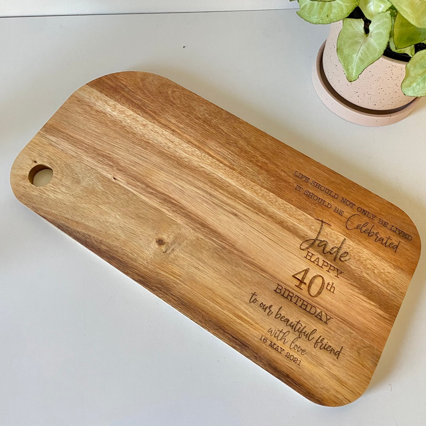 Customised, personalised boards - Younique Collective