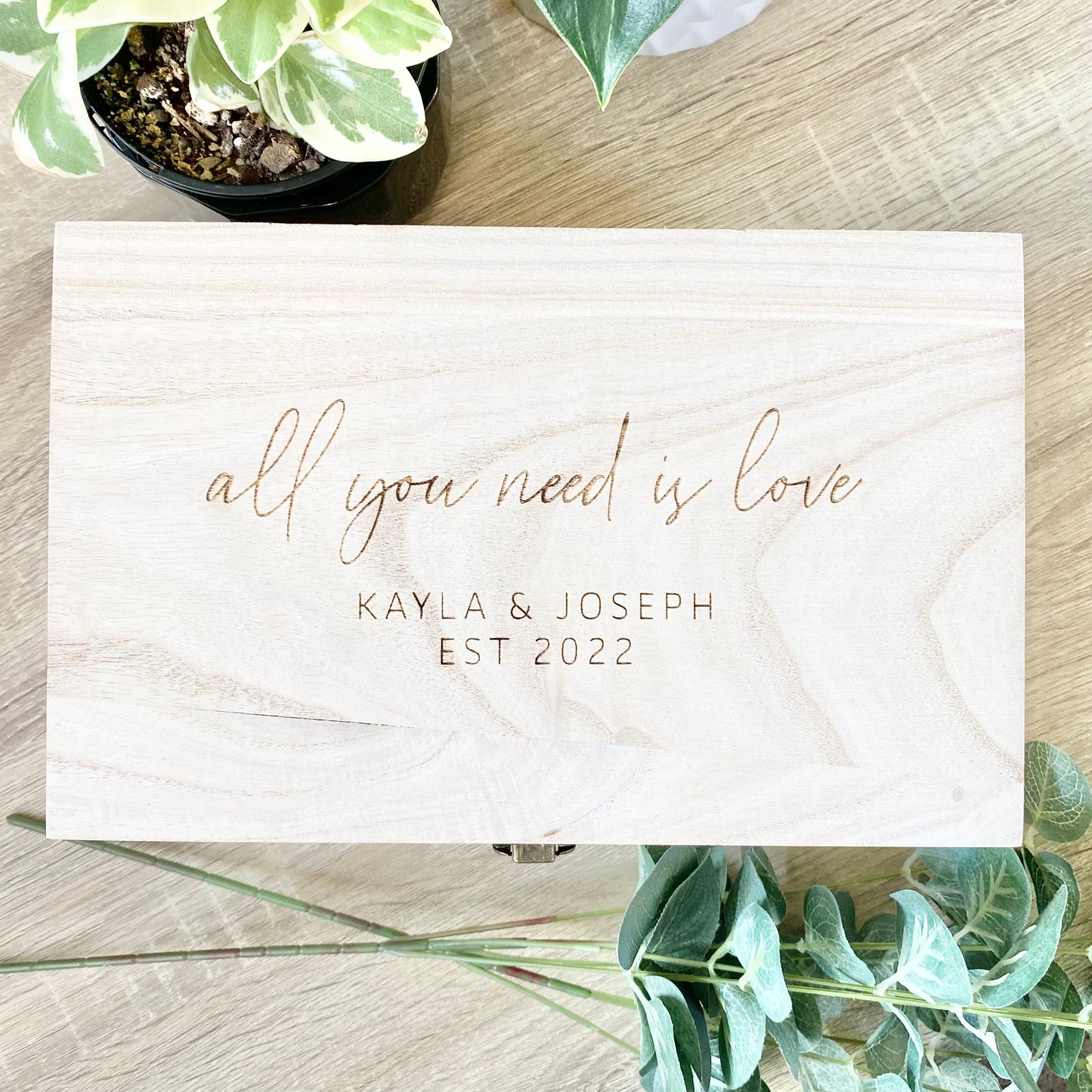 All you need is love keepsake box