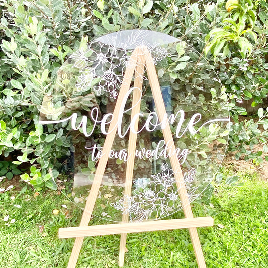 Welcome to our wedding Sign