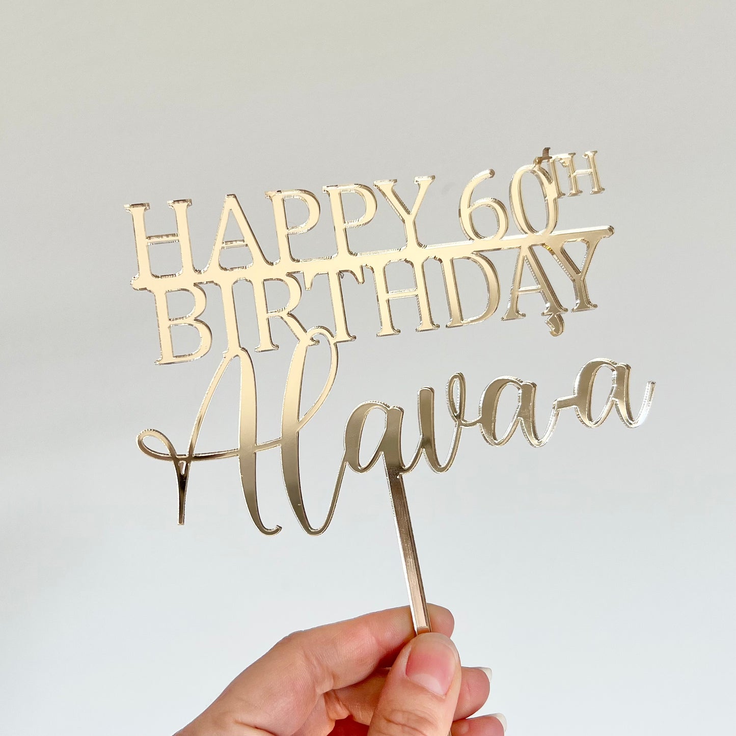 Custom cake toppers