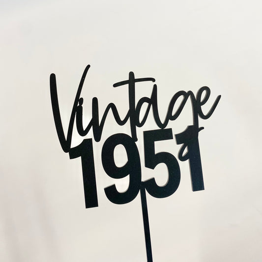 Vintage (year) topper