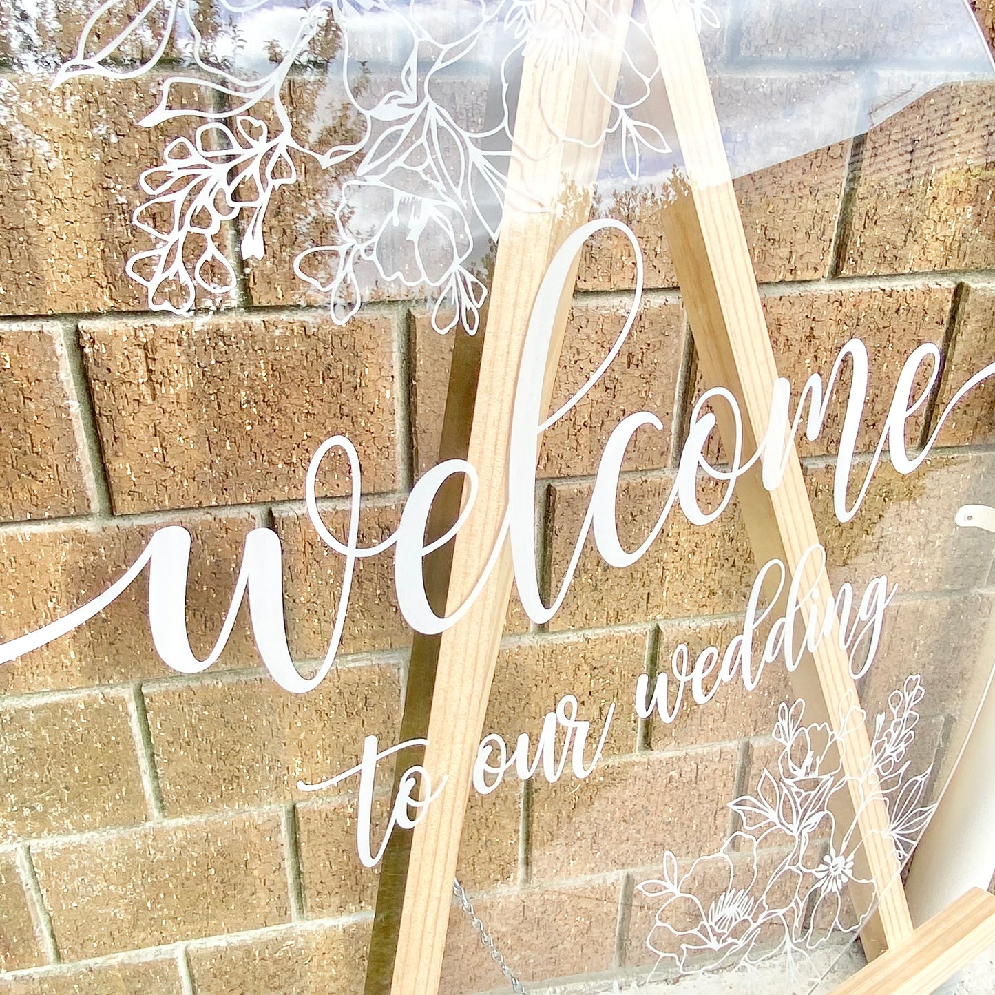 Welcome to our wedding Sign