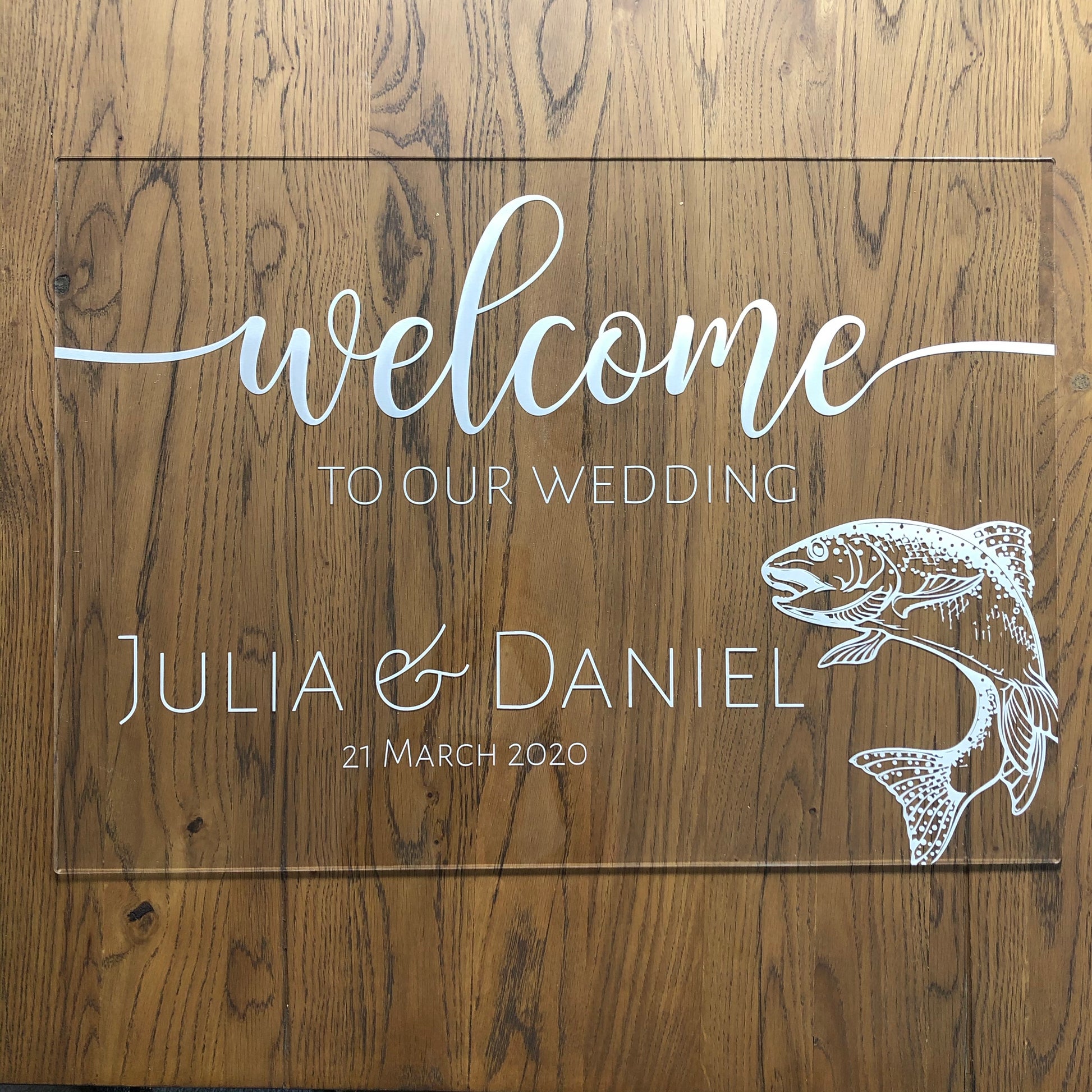 Welcome Sign A1 Customised - Younique Collective