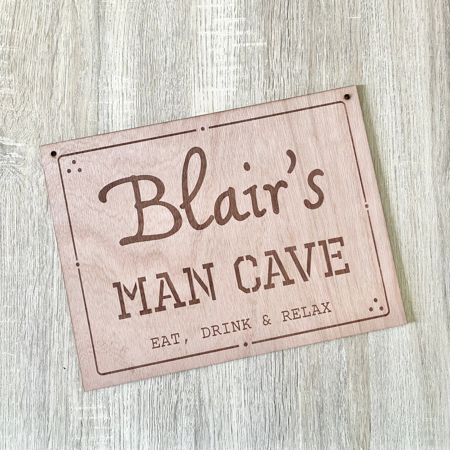Man Cave sign
