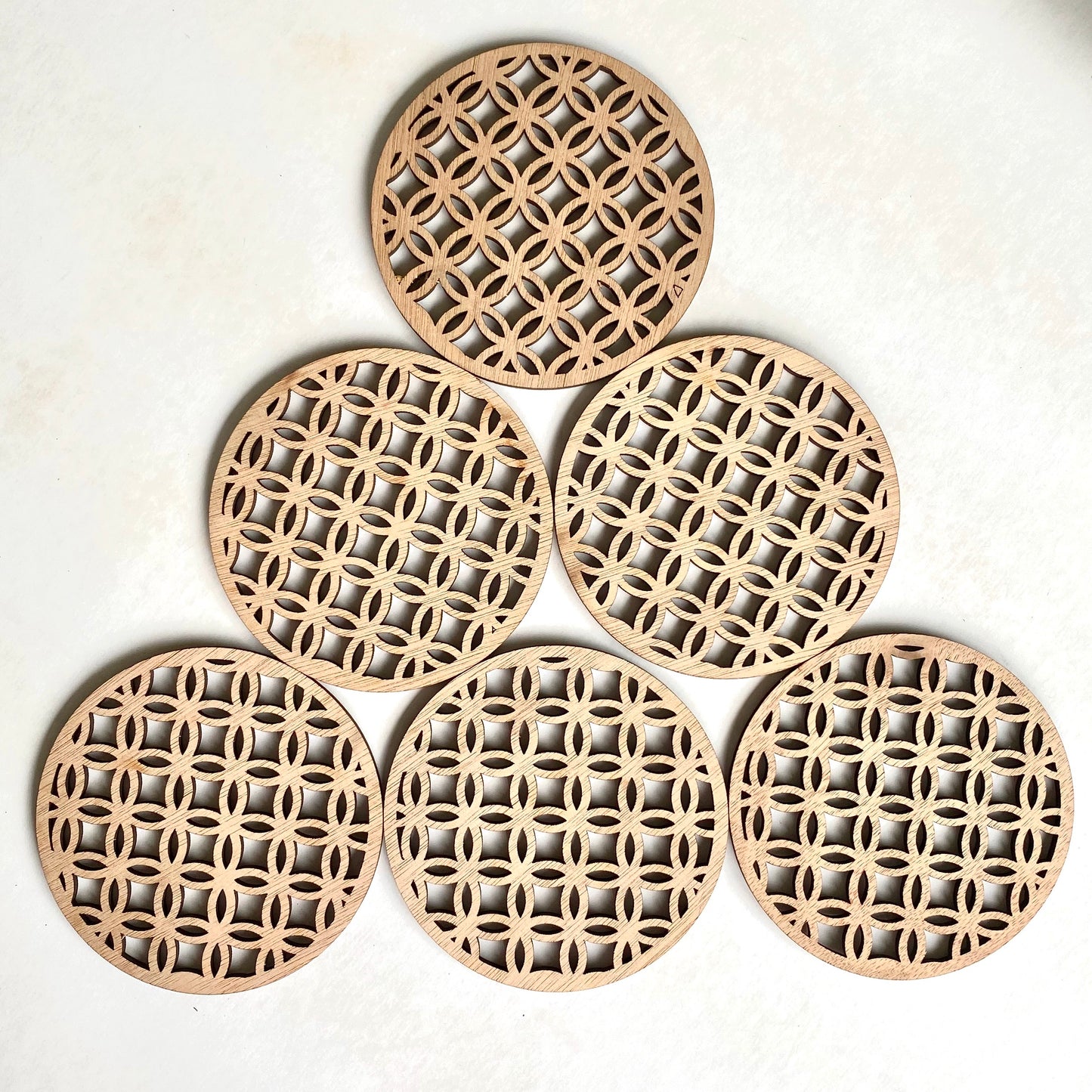 Geometric coasters - circle - Younique Collective