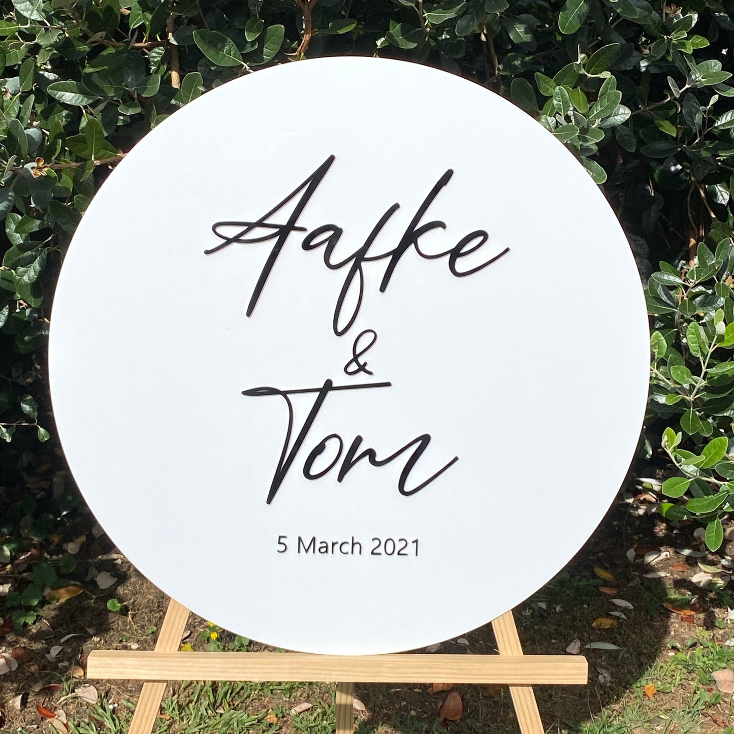 The Gemma Wedding Sign - Acrylic