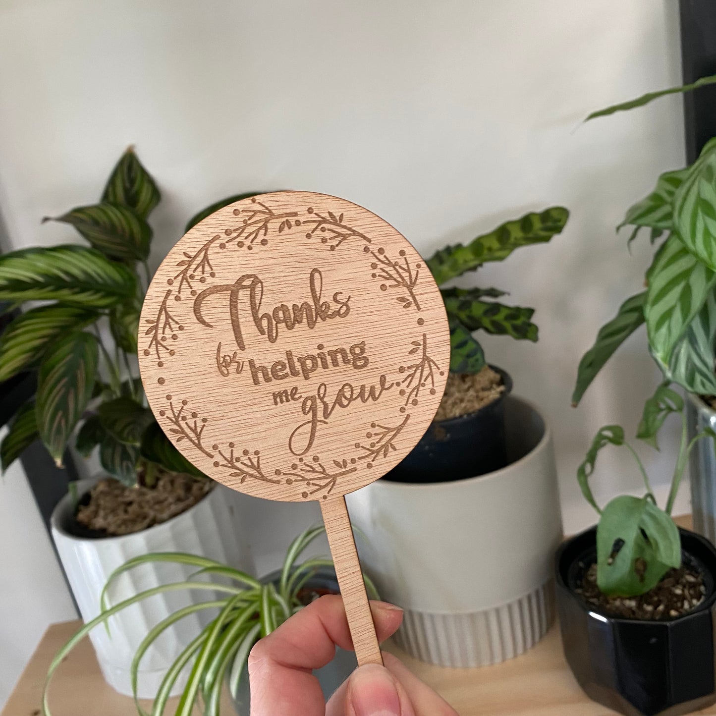 Planter stakes samples