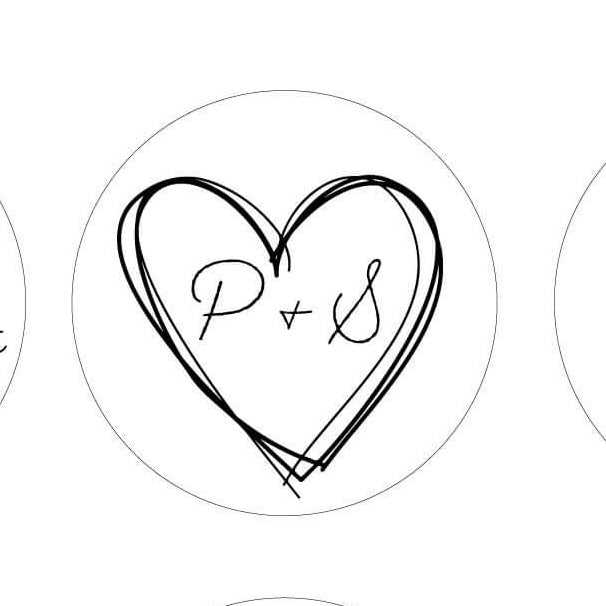 Initial heart ring box