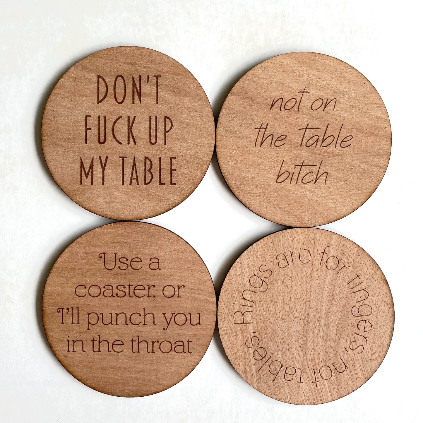 Cheeky coaster set - Younique Collective