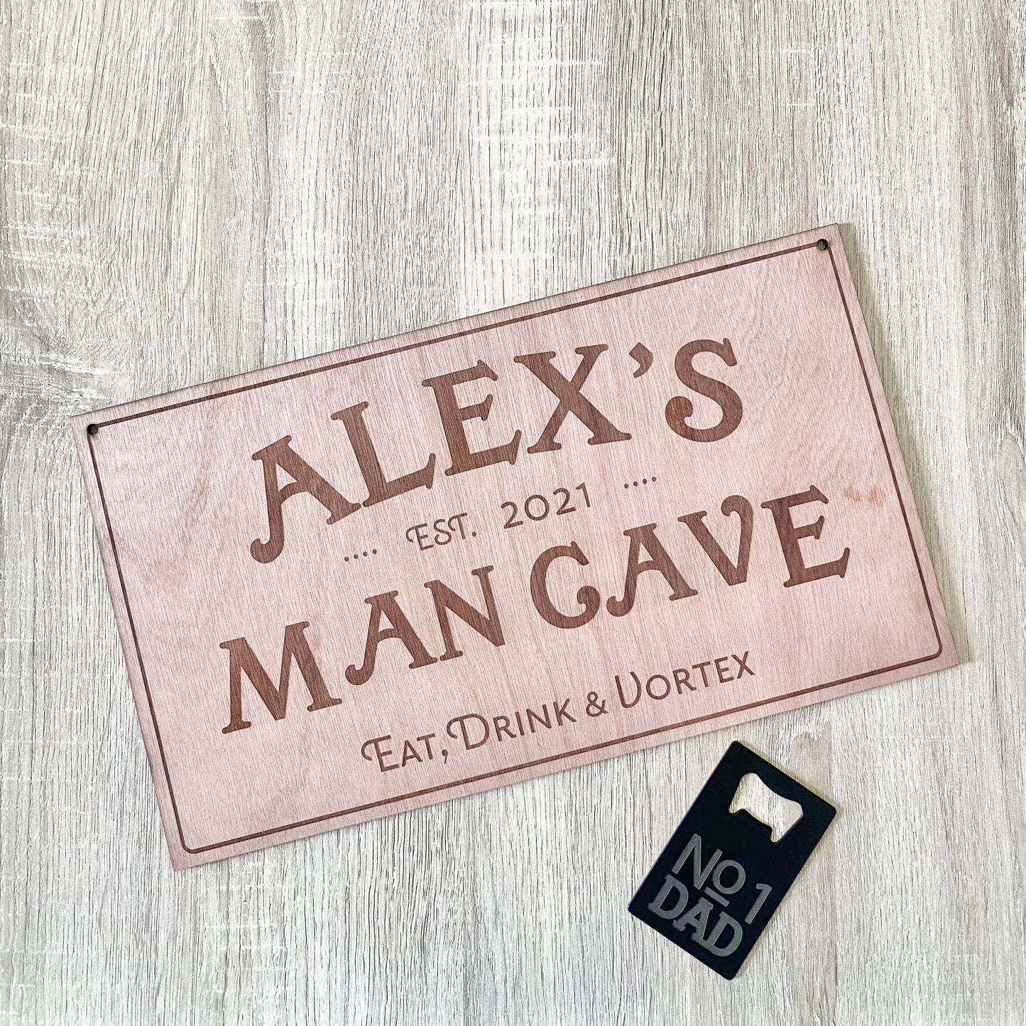 No1 Dad bottle opener