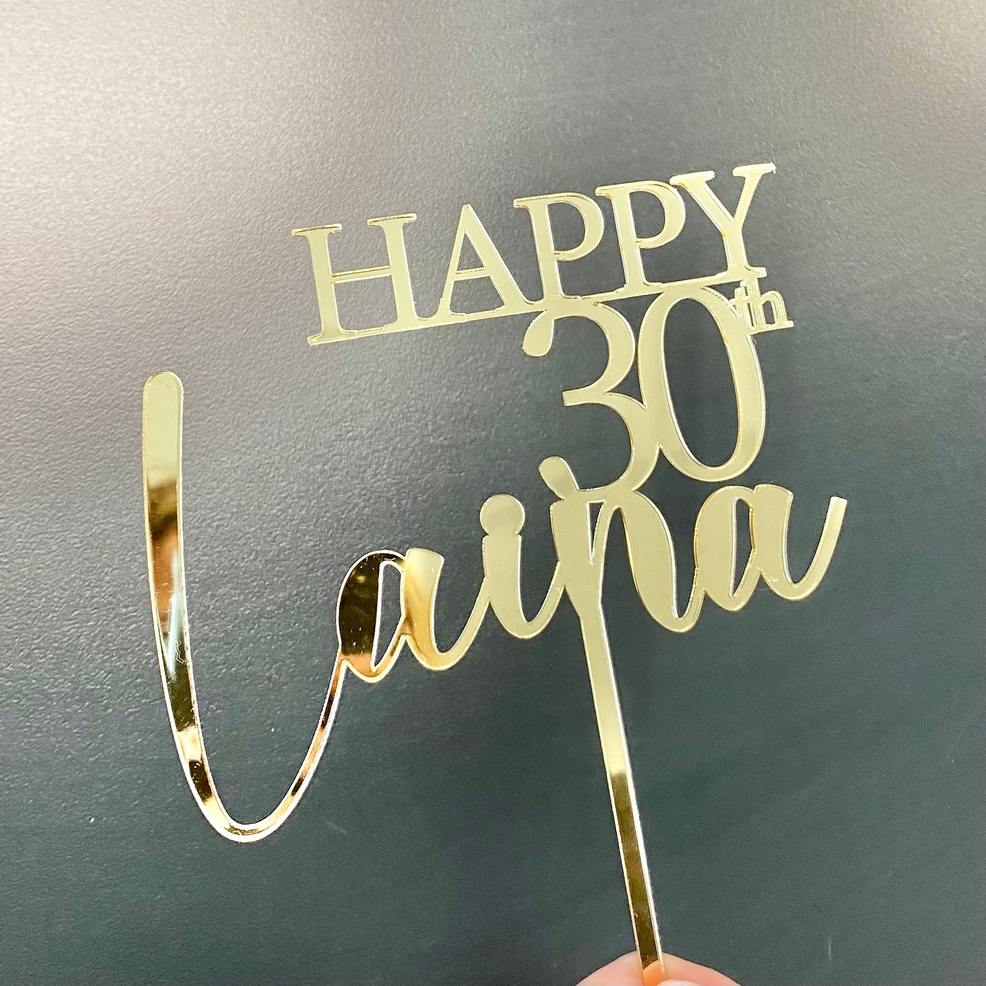 YES we make custom cake toppers - Younique Collective