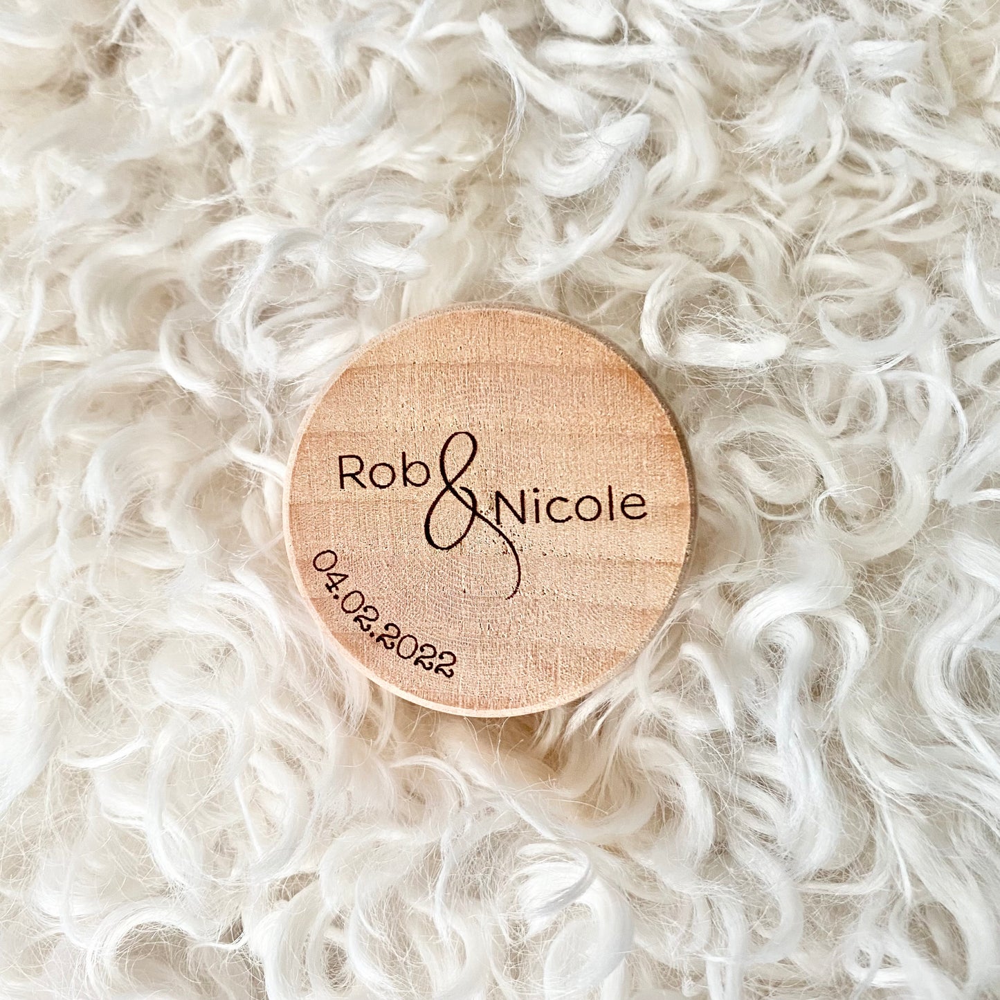 Couples ring box - Names