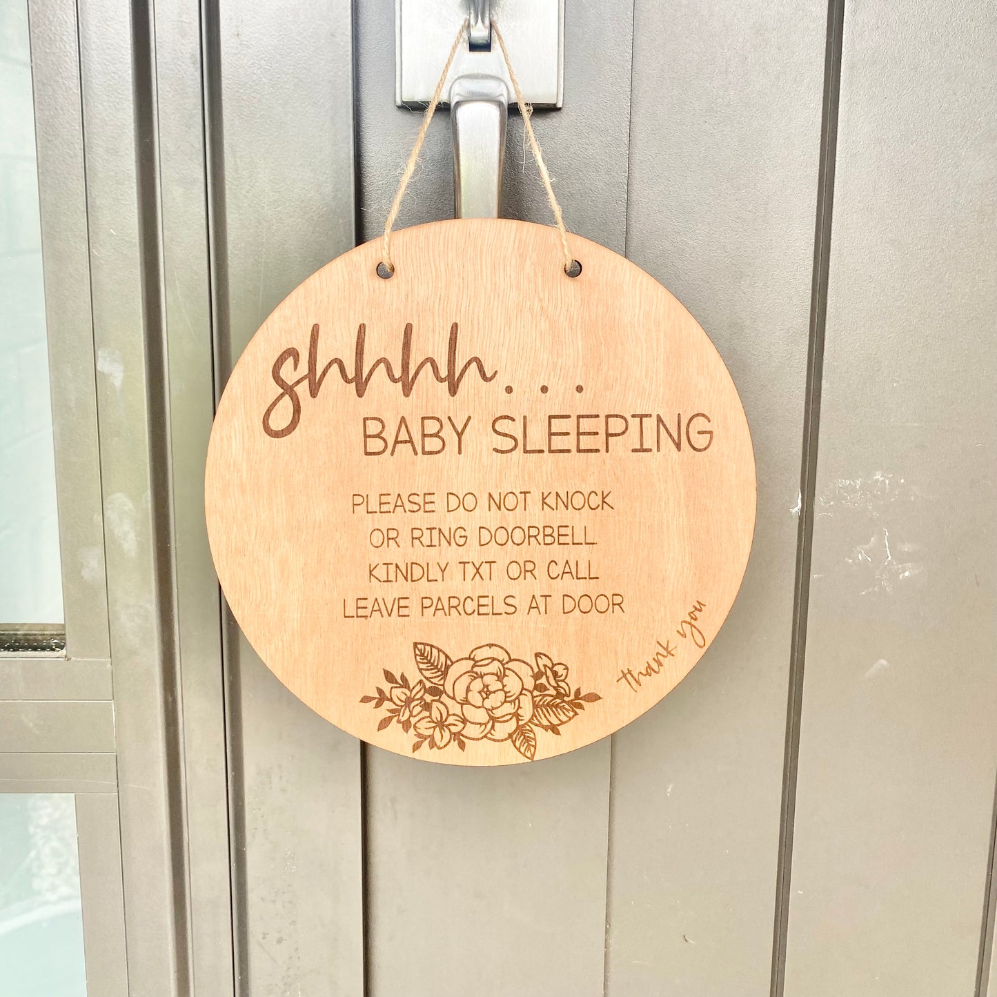 Shhh baby sleeping