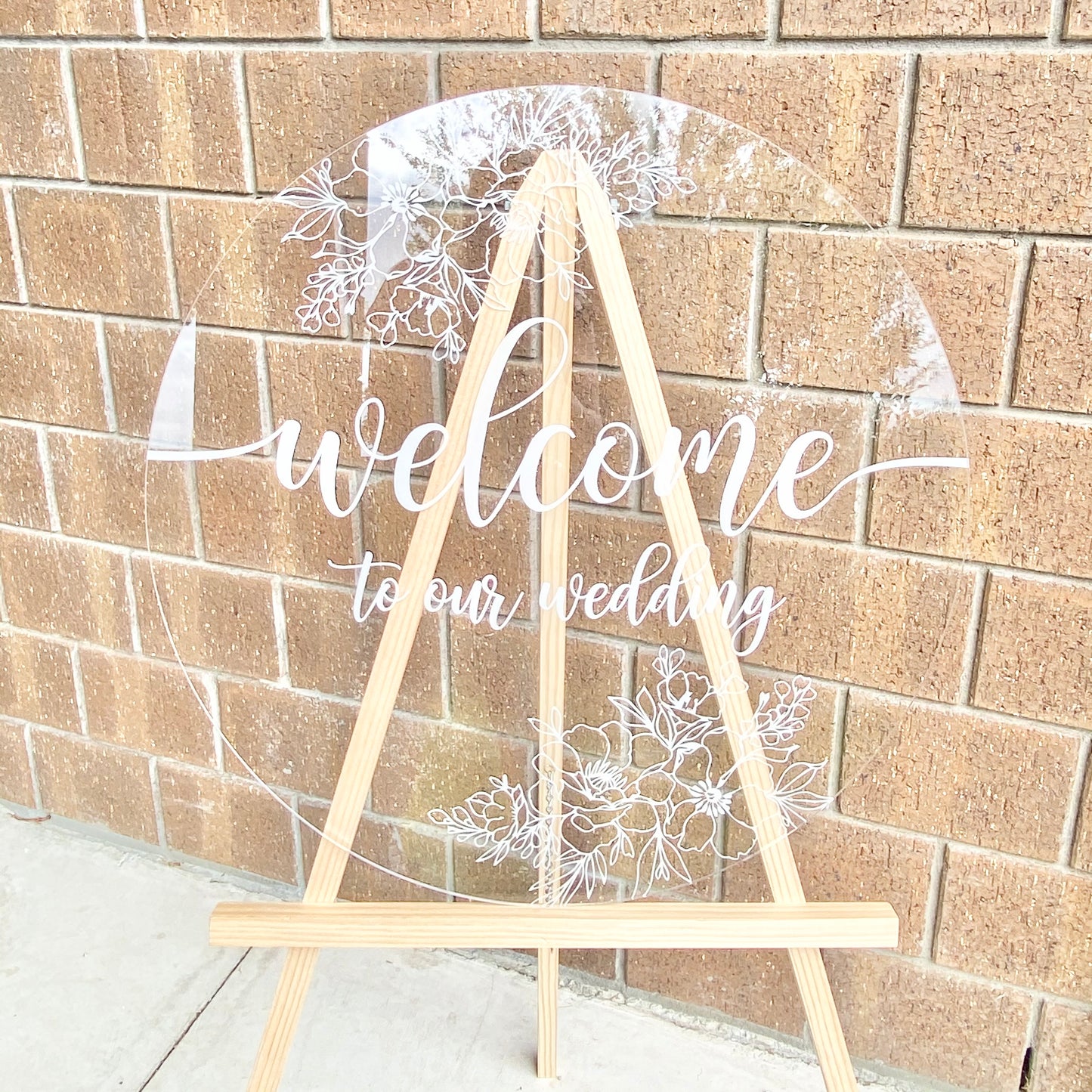 Welcome to our wedding Sign