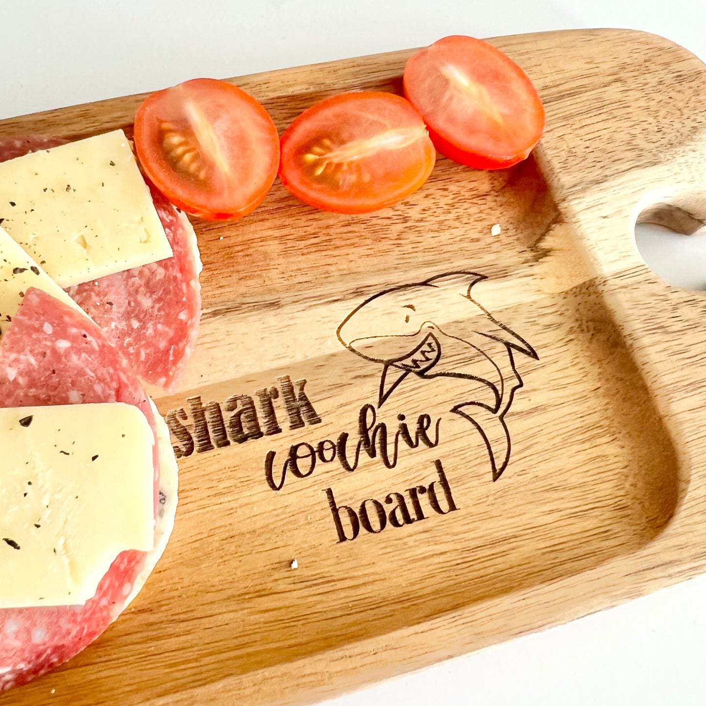 Personalised “shark coochie” board