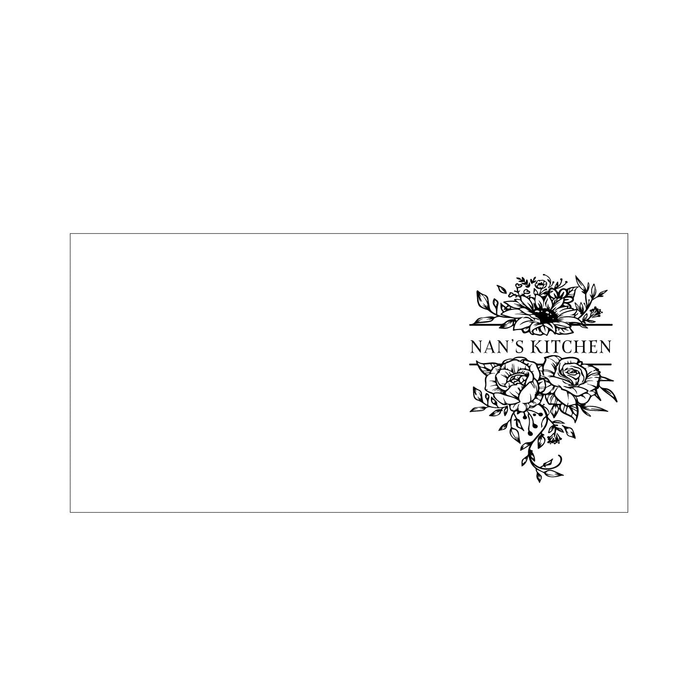Floral kitchen board