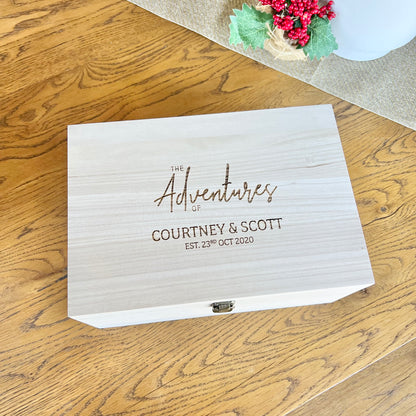 The Adventures of keepsake box