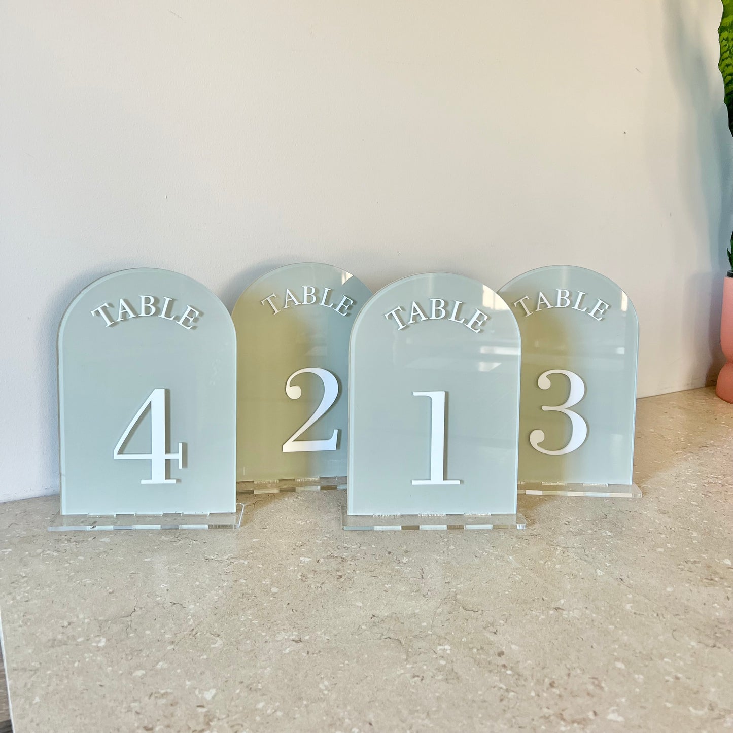 Demi Table Numbers