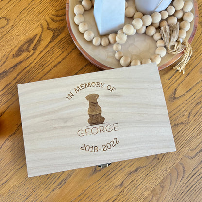 Animal Memorial Keepsake box - The Lucky