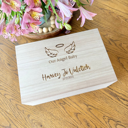 Our Angel Baby Memory Keepsake Box