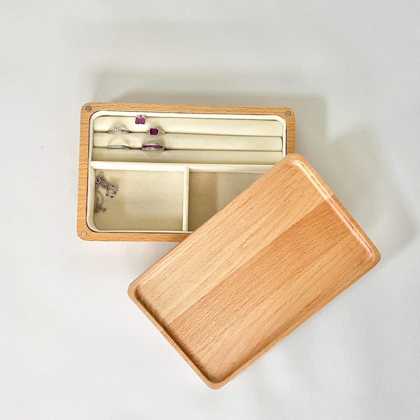 Heart Initials Jewellery Box