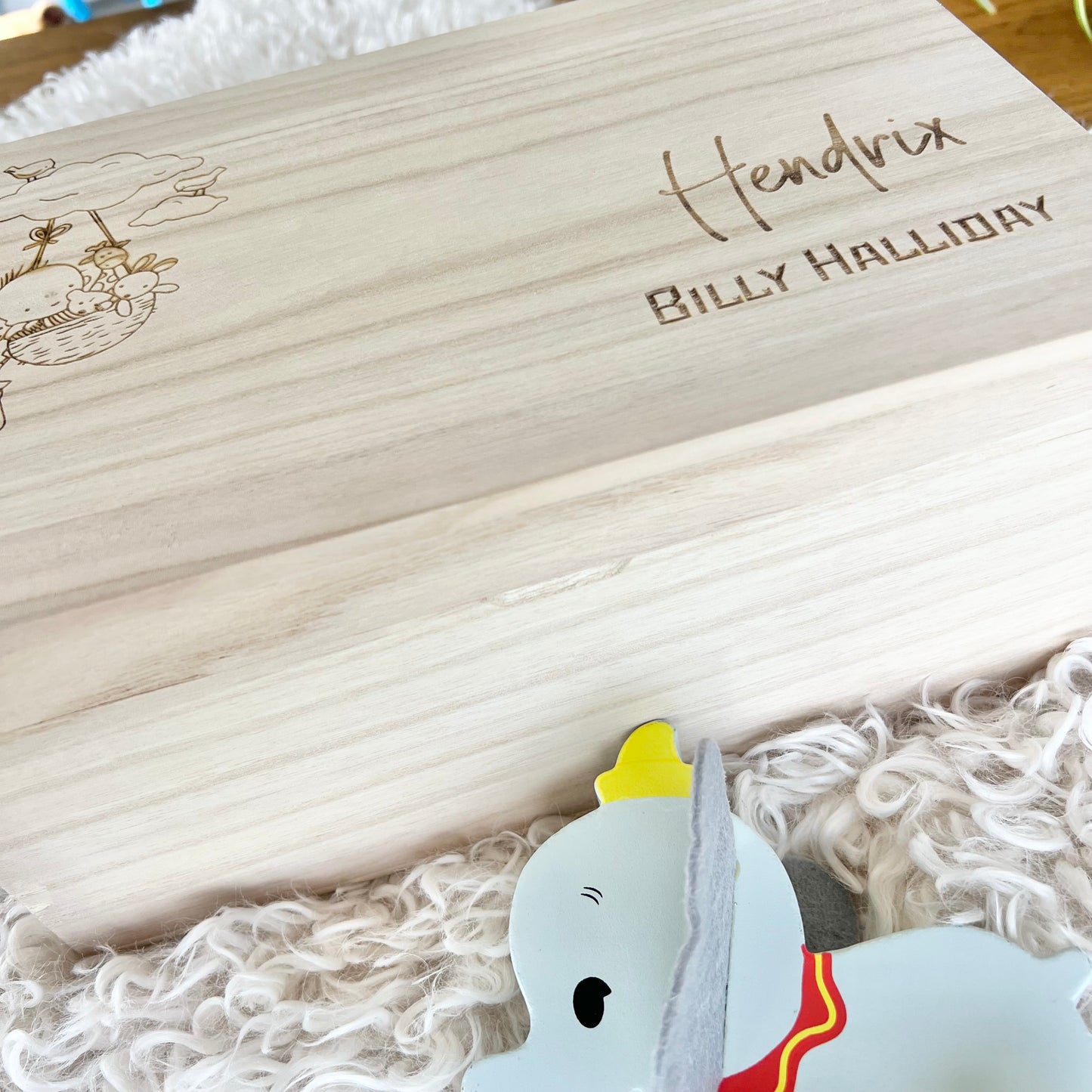 The Archer birth details keepsake box