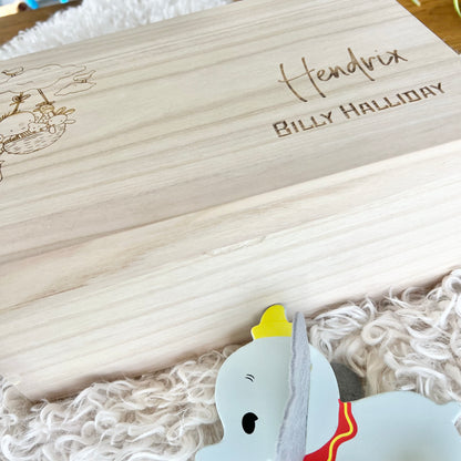 The Archer birth details keepsake box