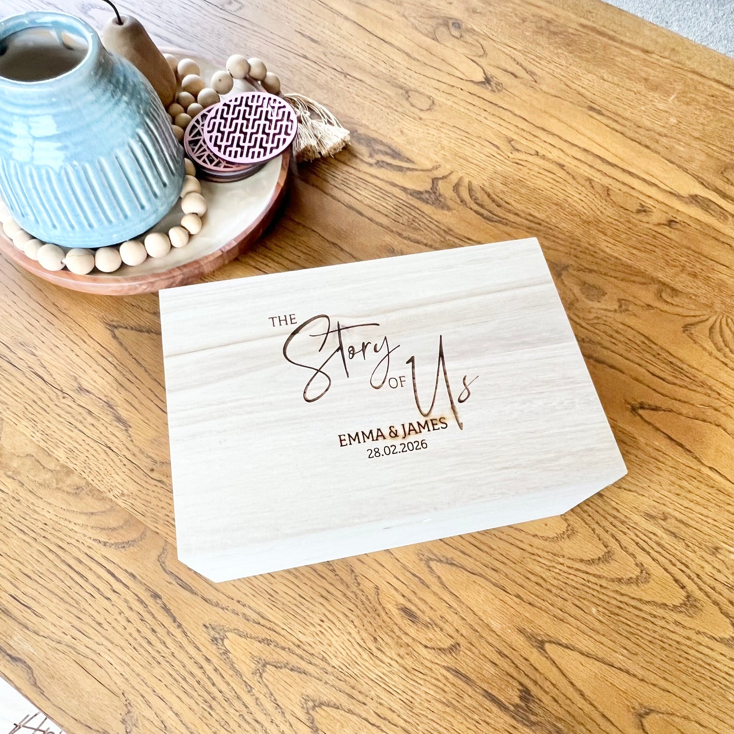 The story of us keepsake box