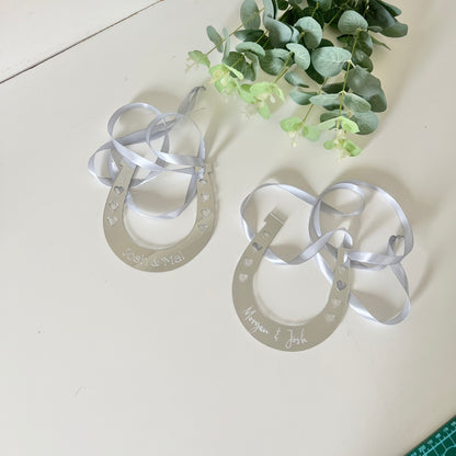 Acrylic Engraved horseshoe