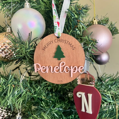 Round Name decoration