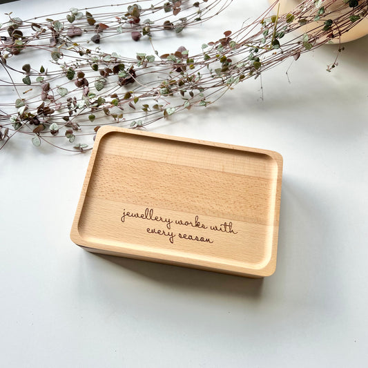 Jewellery works with every season jewellery box