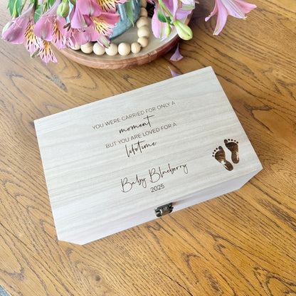 Loved for a Lifetime Memorial keepsake box