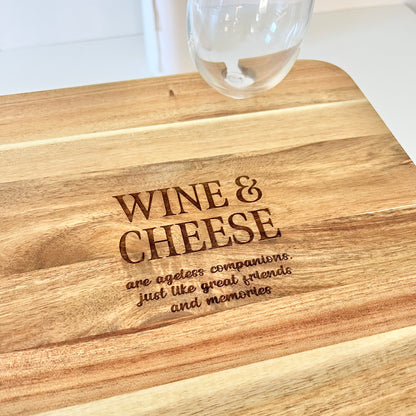 Wine and cheese are ageless