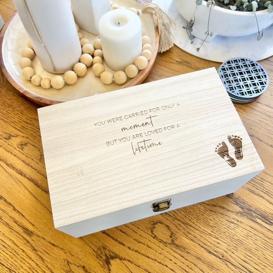Loved for a Lifetime Memorial keepsake box