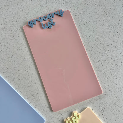 Grocery List Planner
