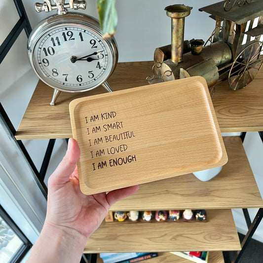 I am enough jewellery box