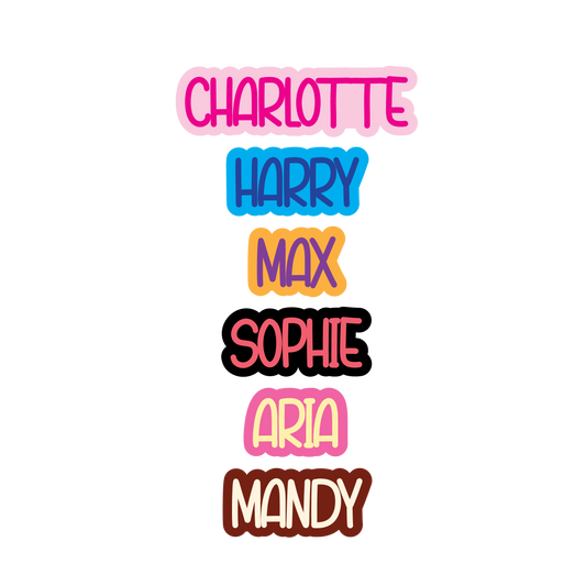 The Aria - Personalised School Bag Tag