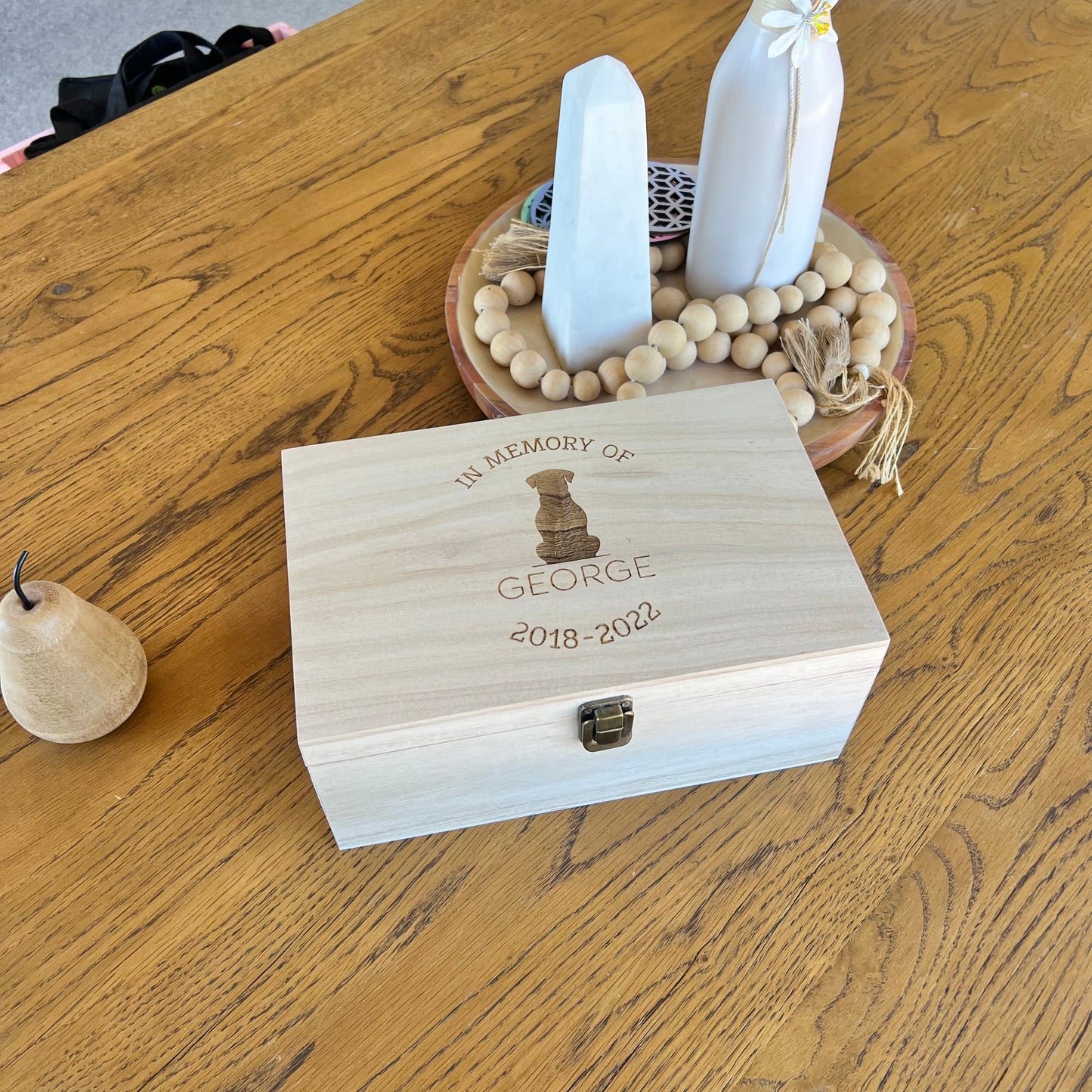 Animal Memorial Keepsake box - The Lucky