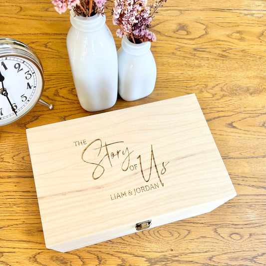 The story of us keepsake box