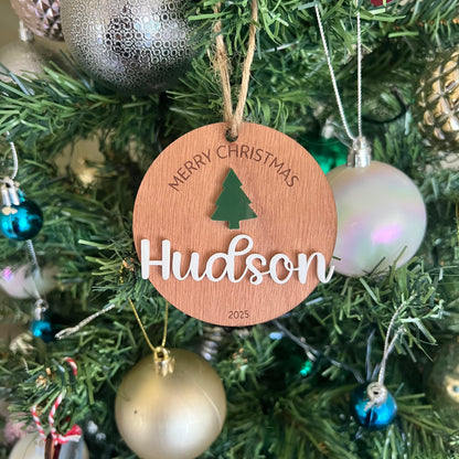 Round Name decoration