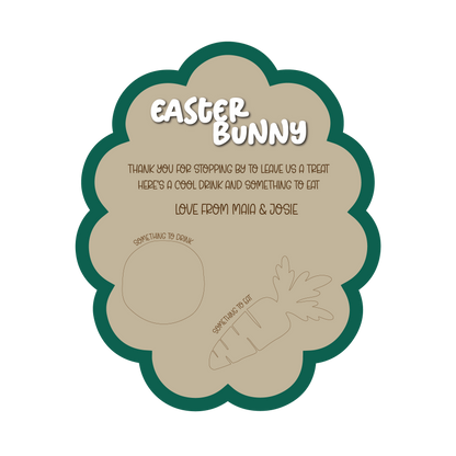 Easter Treat Tray - Oval Scalloped