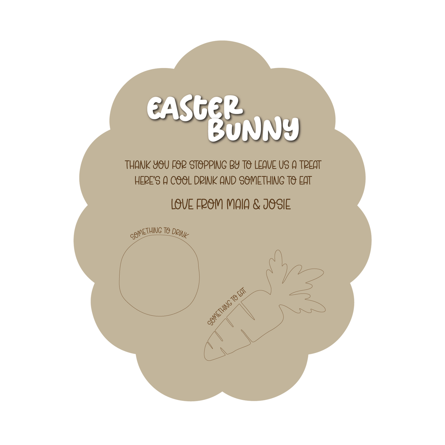 Easter Treat Tray - Oval Scalloped