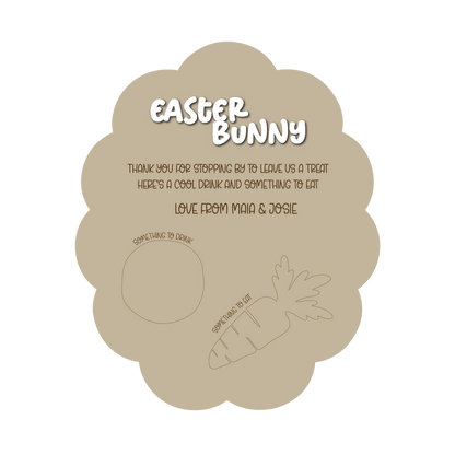 Easter Treat Tray - Oval Scalloped