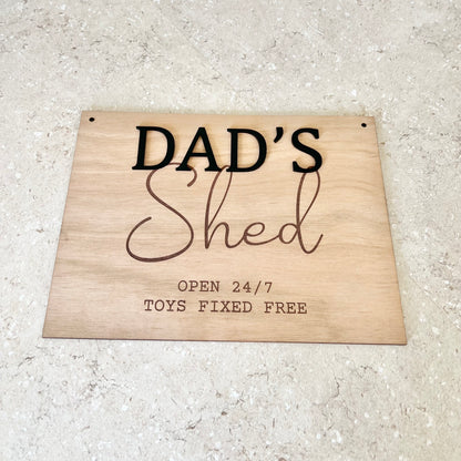 Shed sign, toys fixed free
