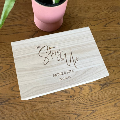 The story of us keepsake box