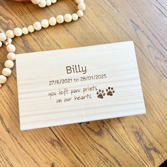 Animal Memorial Keepsake box - The Smithy